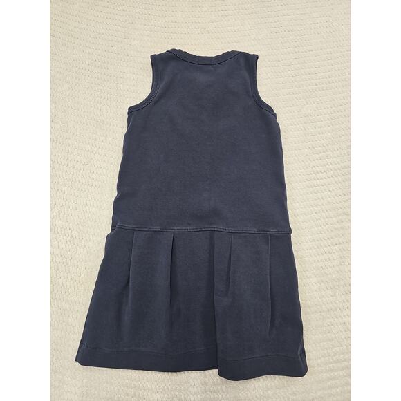 Crewcuts Jumper Dress Girls 6 Navy Blue Stretch - Picture 6 of 7
